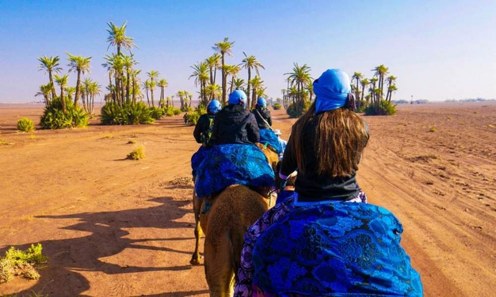 camel riding marrakech